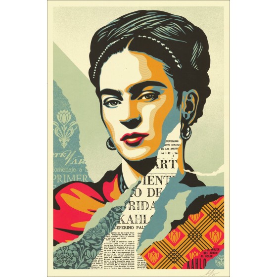 ShePARD FAIREY - Frida Kahlo