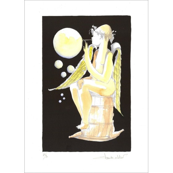 Claude Abba - Angelo, Litografia potenziata | Galerie125