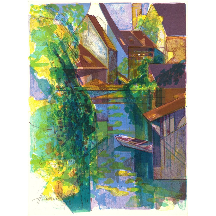 Camille Hilaire - Lach en Colmar, Litografía | Galerie125