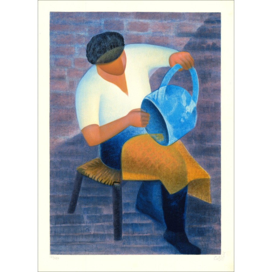 Acquista Louis Toffoli Il Litografia originale artigianale del 1989
