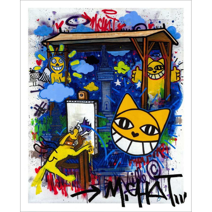 M.CHAT (Thoma Vuille) - Back from Seoul 2020 |Rare screen print