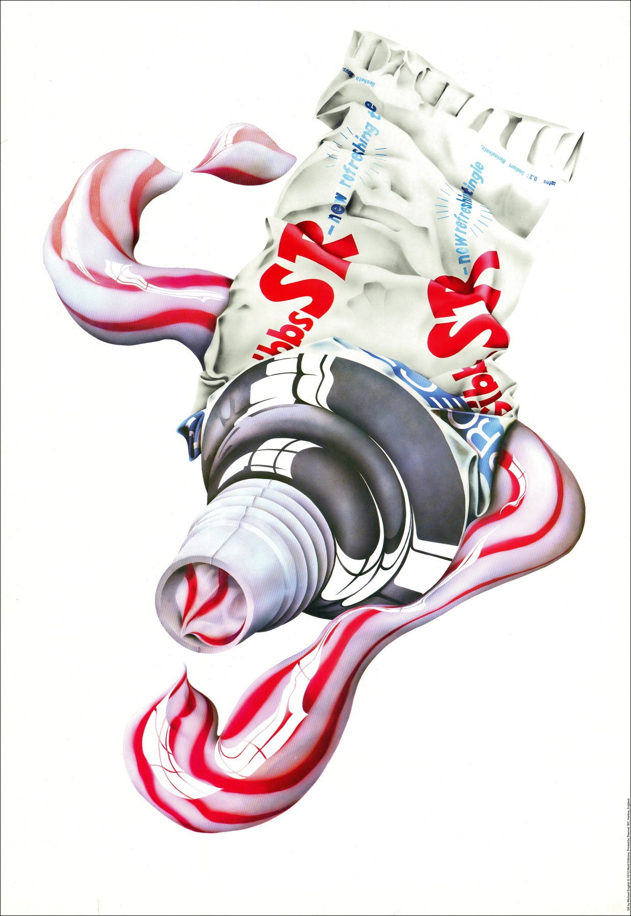 Michael English - SR, affiche originale 1970 | Galerie125