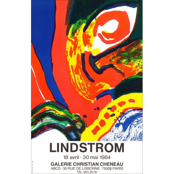 Bengt Lindstrom - Ausstellungsgalerie Christian Cheneau 1984