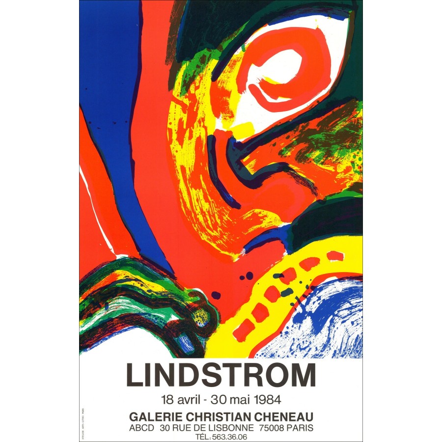Bengt Lindstrom - Galleria fiera Christian Cheneau 1984