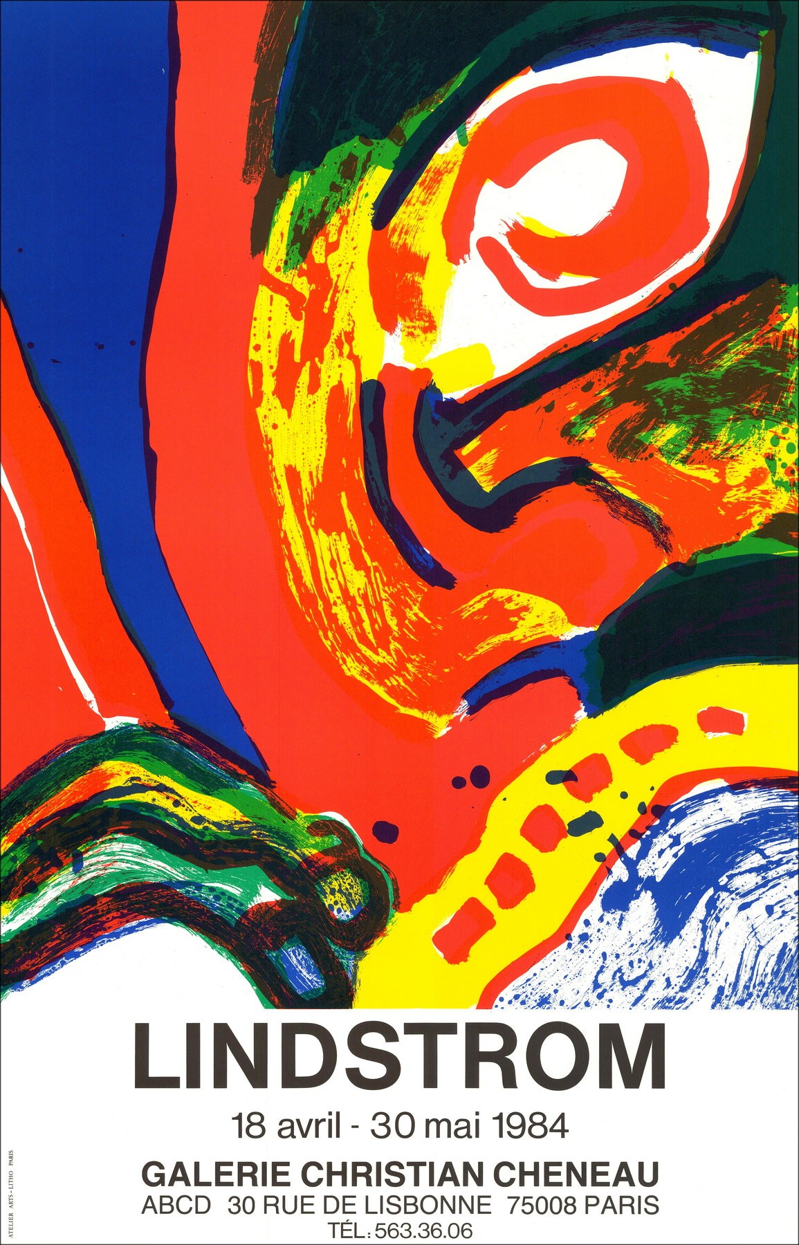 Bengt Lindstrom - Galleria fiera Christian Cheneau 1984