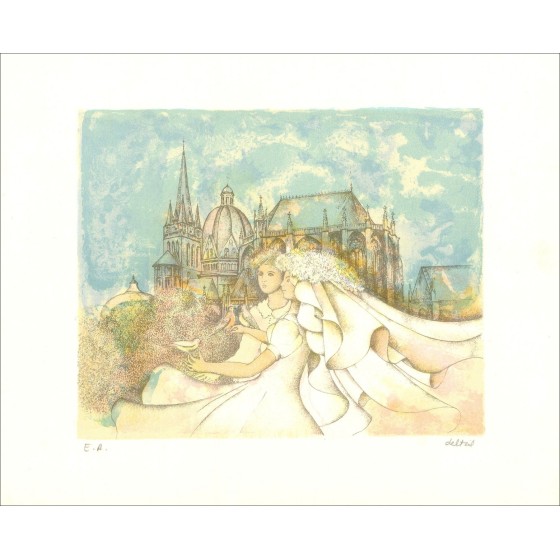 Detil Maïté - Huwelijk, Originele Litho | Galerie125