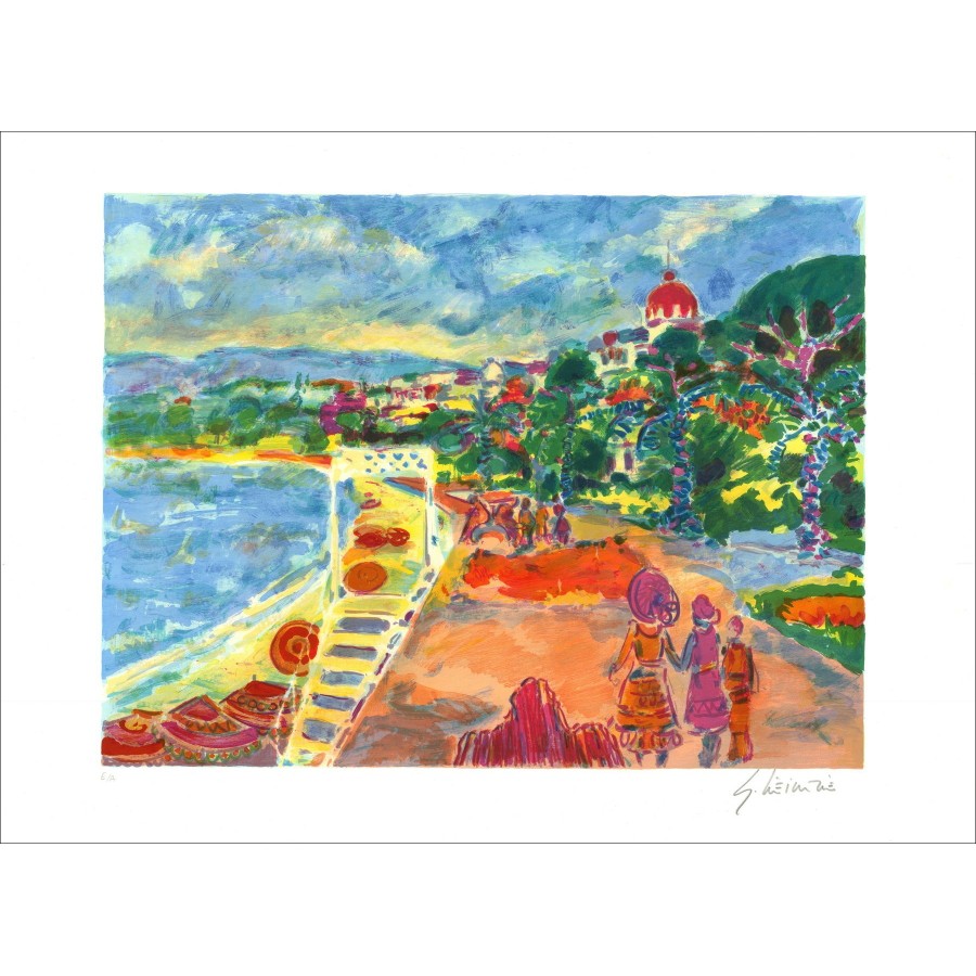 Gérard Vieillevie - La Promenade des Anglais a Nizza | Galleria 125