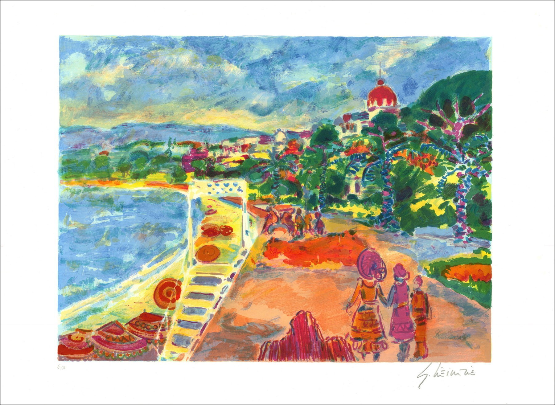 Gérard Vieillevie - The Promenade des Anglais en Niza | Galería 125