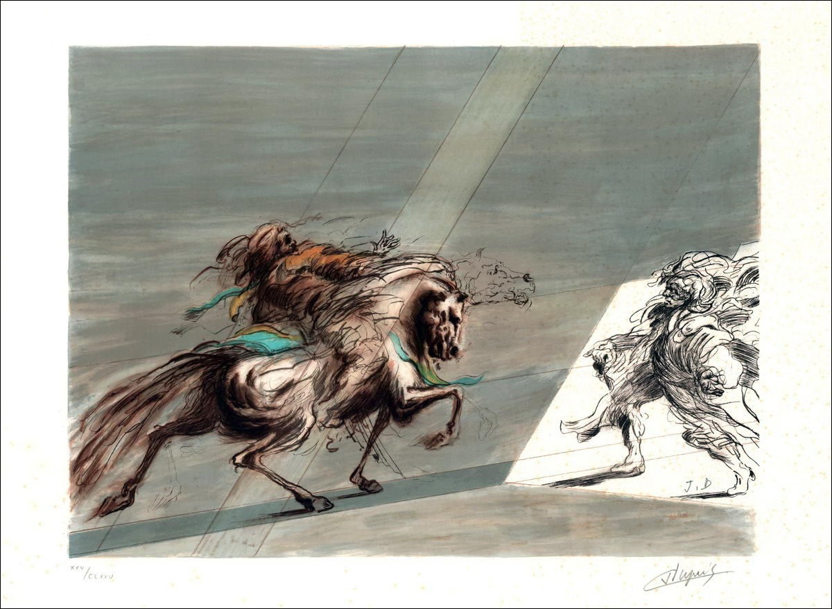 Jean DUPUIS - Litografia originale "L'ibère"
