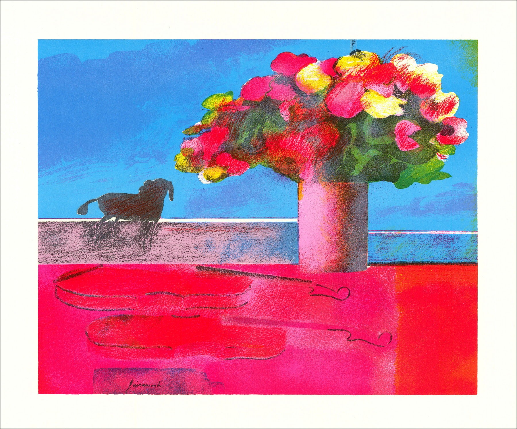 Paul Guivamand - The Bouquet 1990 | Litografia | Galleria 125