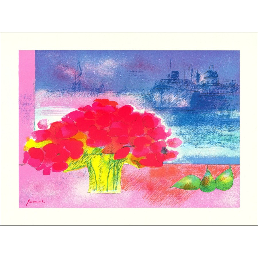 Paul Guiramand - Der Blumenstrauß 2 | 1990 | Lithographie | Galerie 125