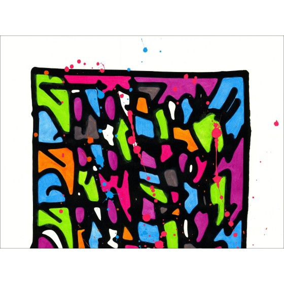 JonOne - HPM 2018-V4, unique work