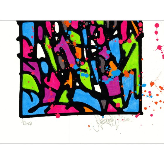JonOne - HPM 2018-V4, unique work