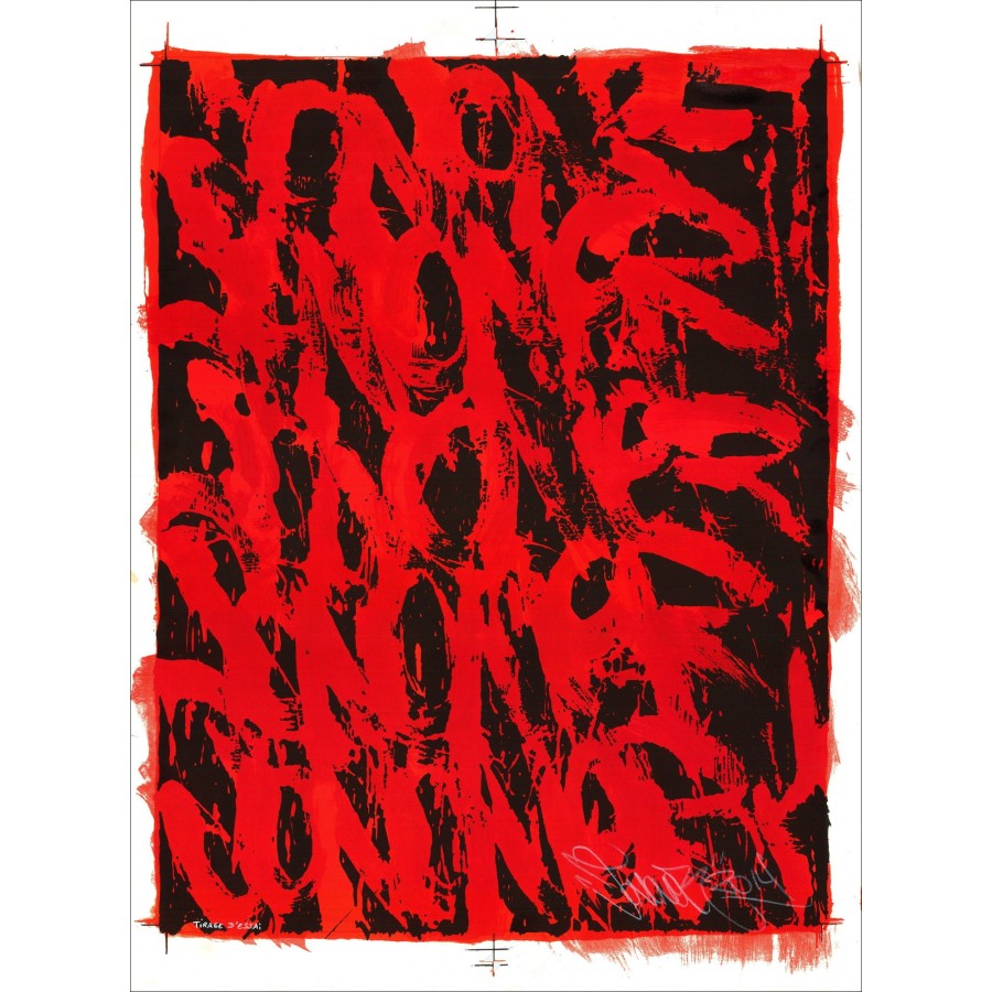 Jonone - Originele LithoGroph "Bretagne" 76x56cm - 2014