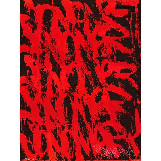 JonOne - Lithographie originale "Bretagne" 76x56cm - 2014