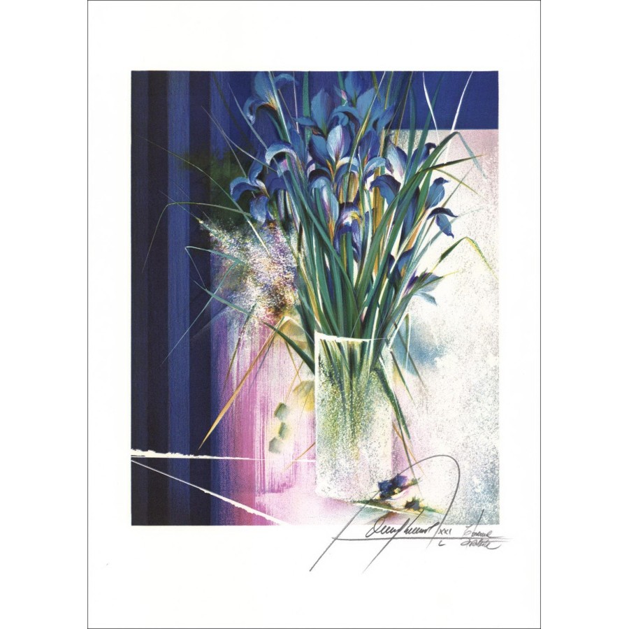 Purchase Original Lithograph "The Irises" by Raymond POULET