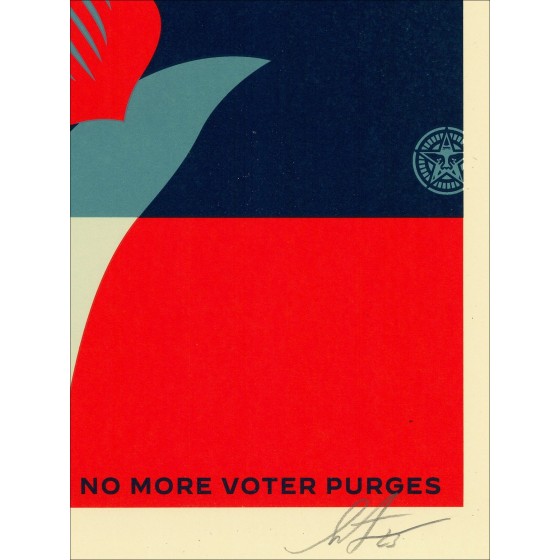 Shepard Fairey - Difendi la democrazia 2023 | Galleria 125