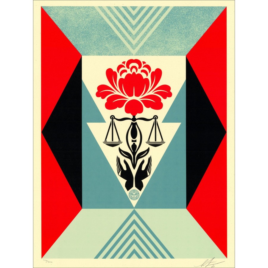 SHEPARD FIADEY - Cultiveren Justice (blauw) 2021 | Galerij 125