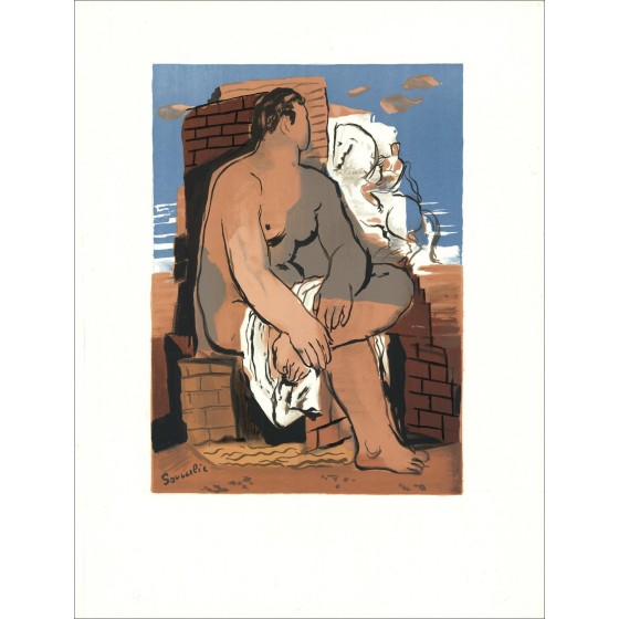 Jean Souverbie - Persoon en paard op het witte paard, Galerie 125