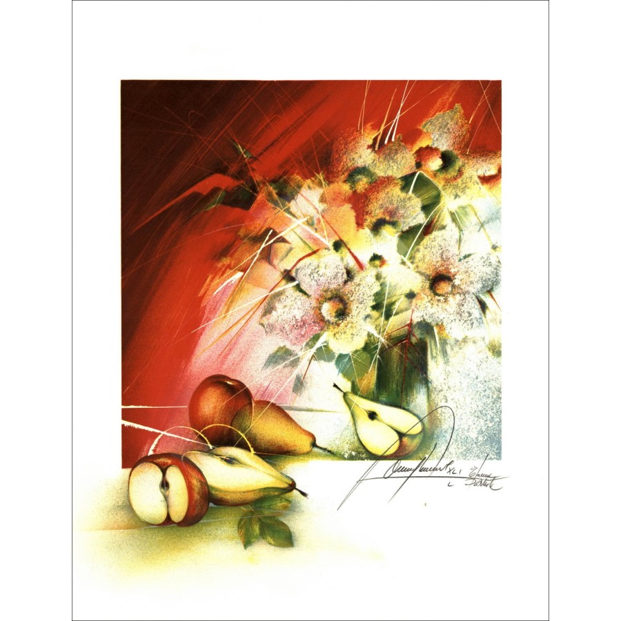 Achat Les fruits rouges de Raymond POULET Lithographie Originale 
