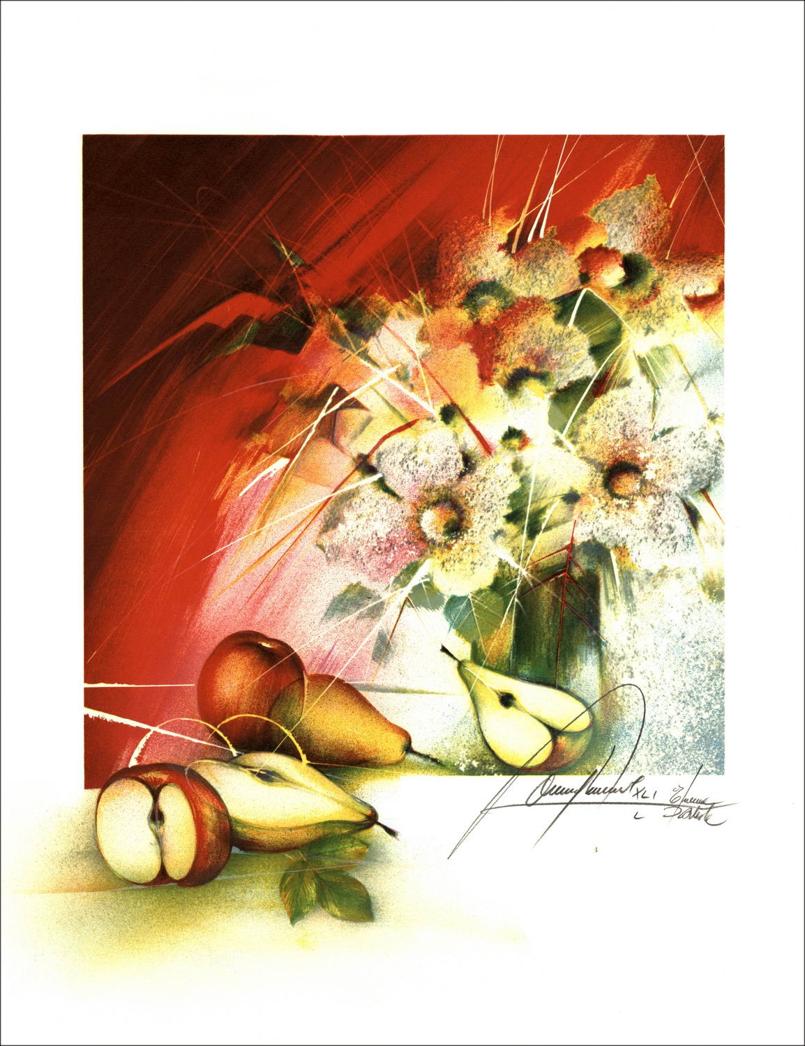 Purchase Raymond POULET's original lithograph "Les fruits rouges"