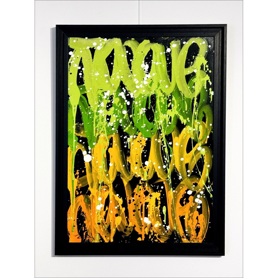 Jonone - Original Acrylfarbe "Zusammensetzung 1" 75x53cm