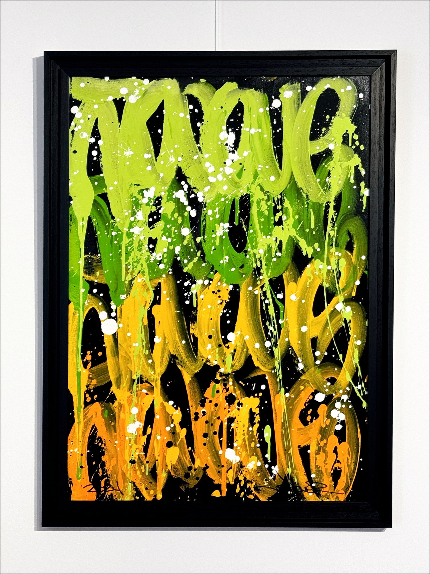 Jonone - Originele acrylverf "SAMENSTELLING 1" 75X53CM