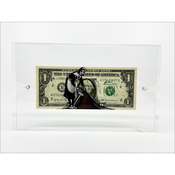 Comprar dibujo original en Pazblandina Dollar, Banksy