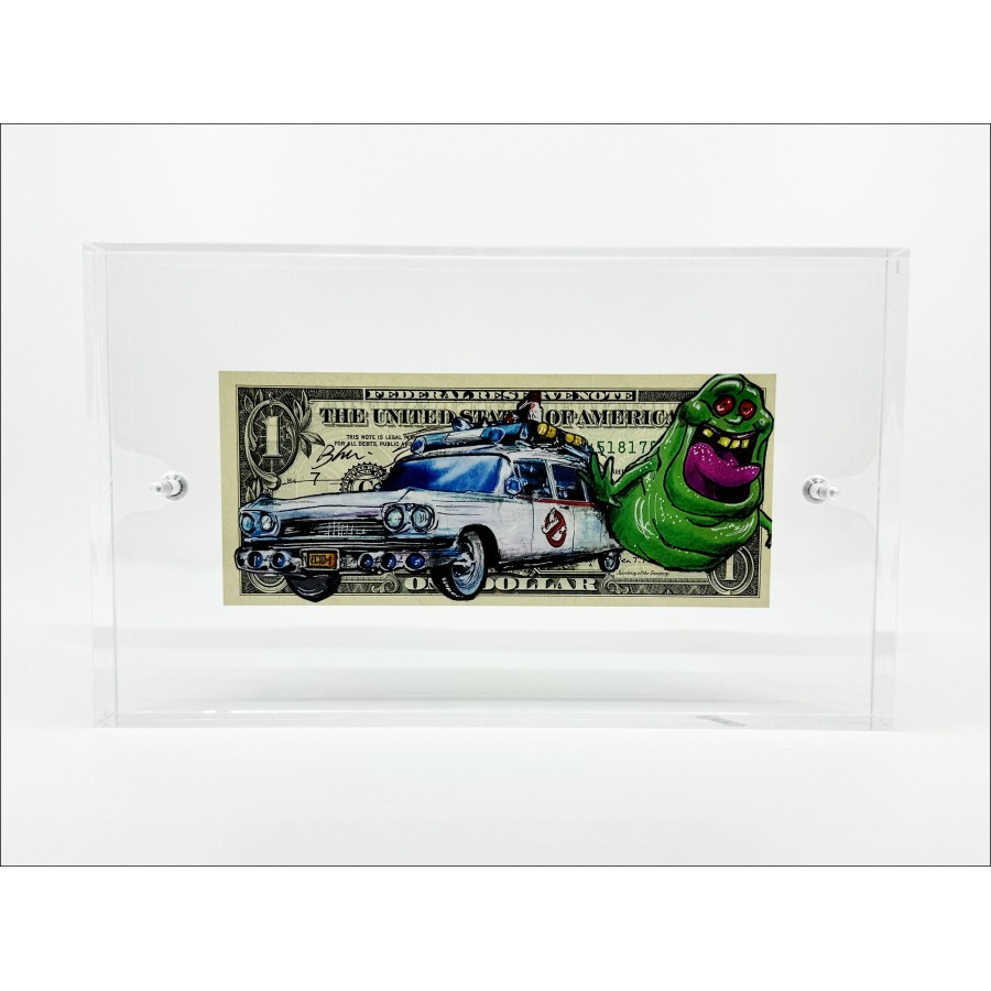 PAZBLANDINA: Ghostbuster, Drawing Original Dollar, 2024