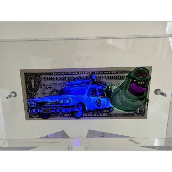 PAZBLANDINA: Ghostbuster, Drawing Original Dollar, 2024