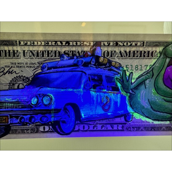 PAZBLANDINA: Ghostbuster, Drawing Original Dollar, 2024