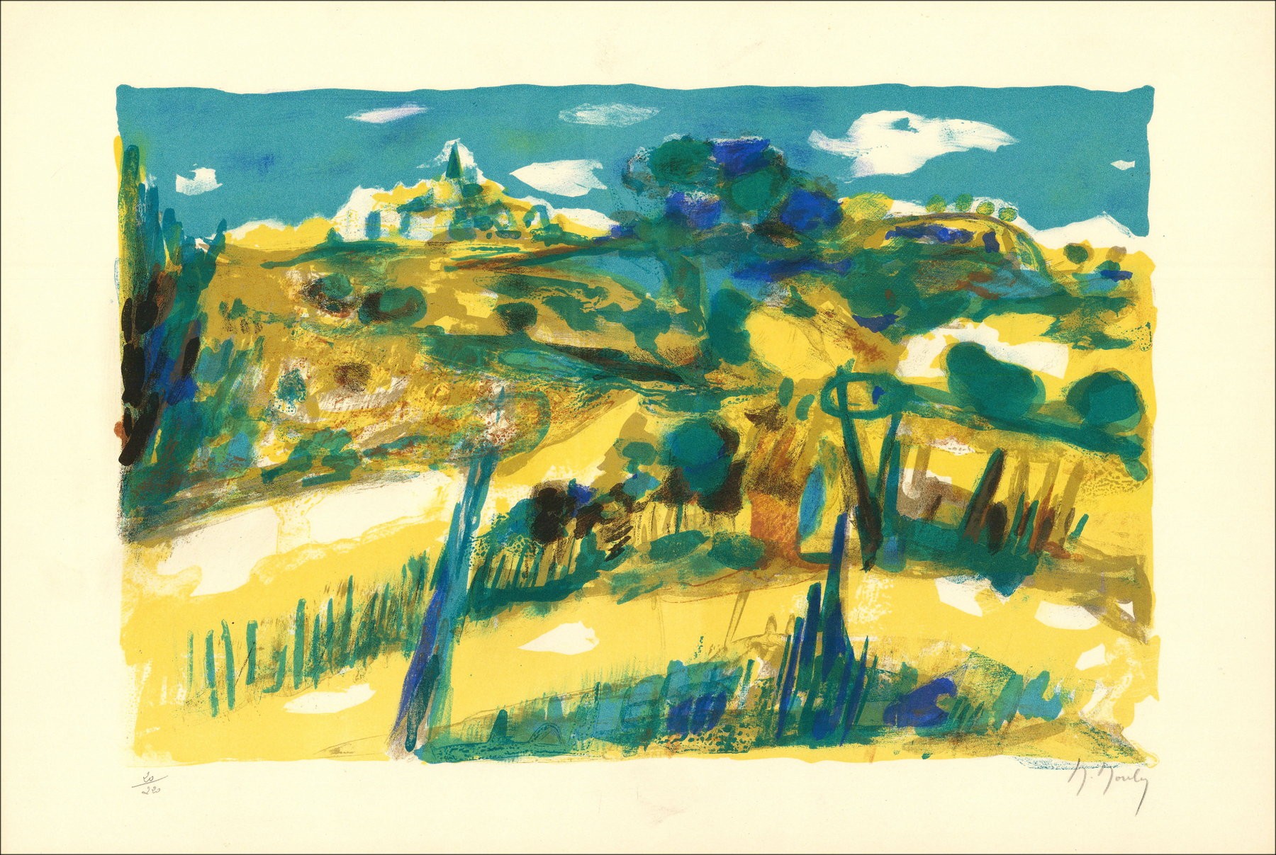 Marcel Mouly - Het verre dorp. Galerie 125