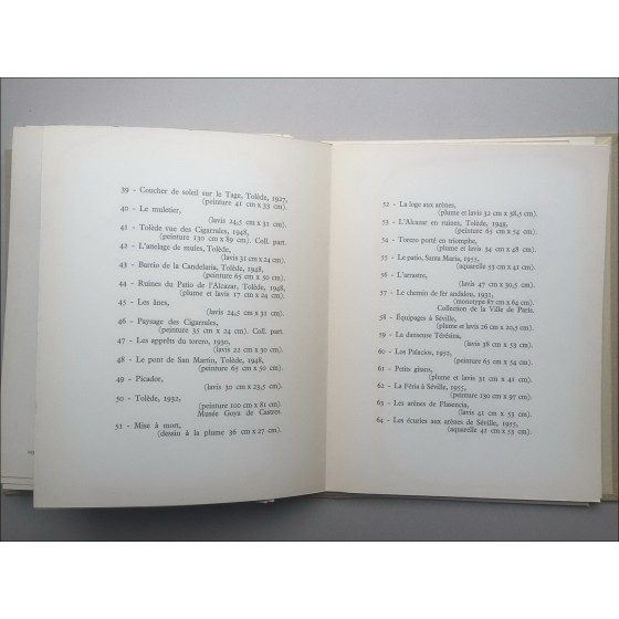 Yves BRAYER - Volume illustrato "Yves Brayer e la Spagna" + Disegno originale ad inchiostro