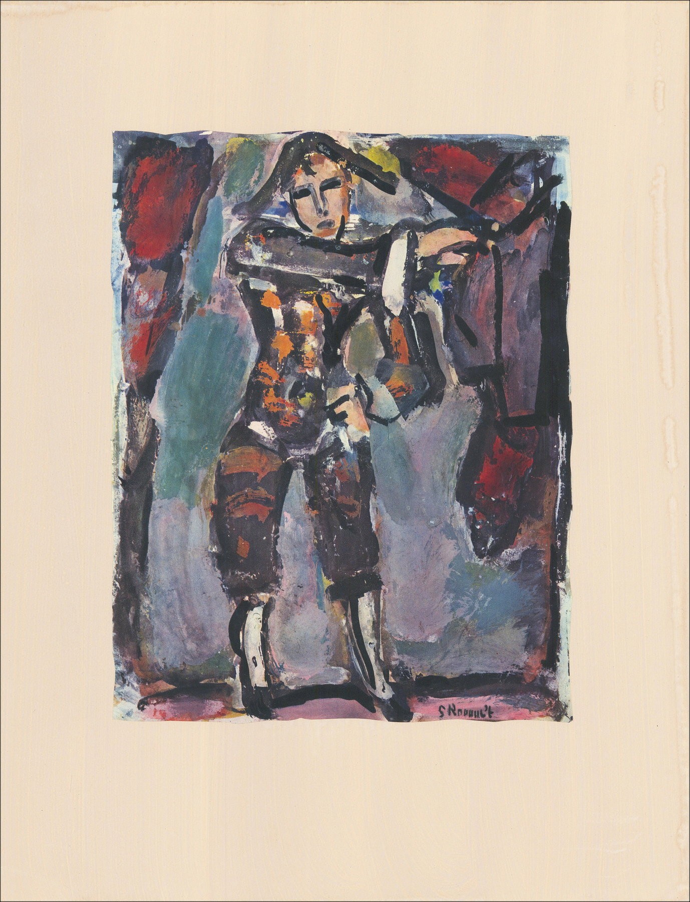 Georges Rouault - Harlequin 1943 | Galerij 125