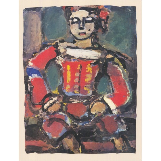 Georges Rouault - Pequeño sabio rojo y oro 1943