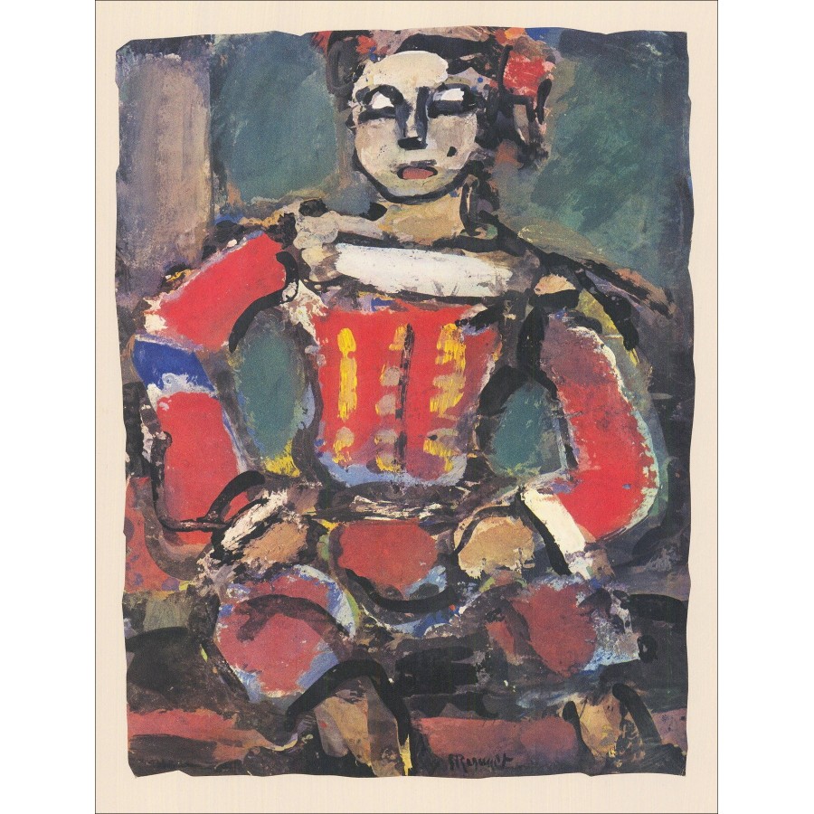 Georges Rouault - Pequeño sabio rojo y oro 1943