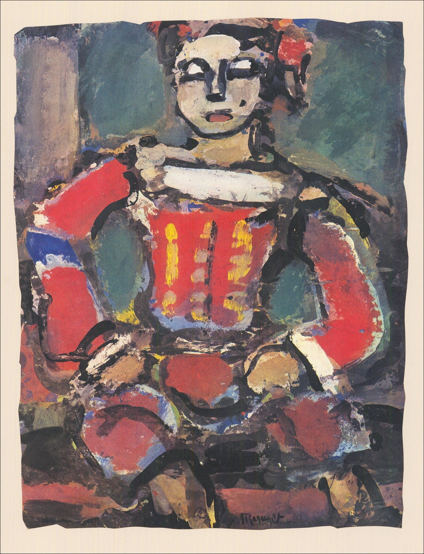 Georges Rouault - wenig Salbei Rot und Gold 1943 | Galerie 125