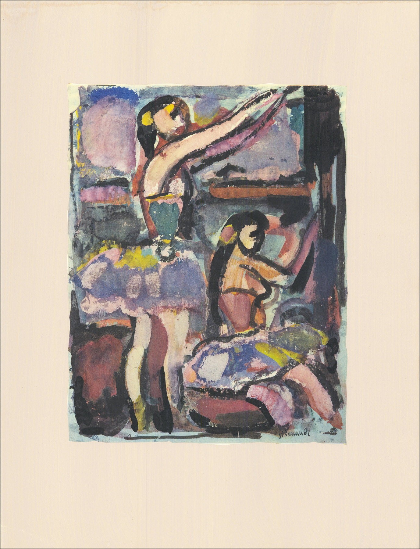 Georges Rouault - Bailarines 1943
