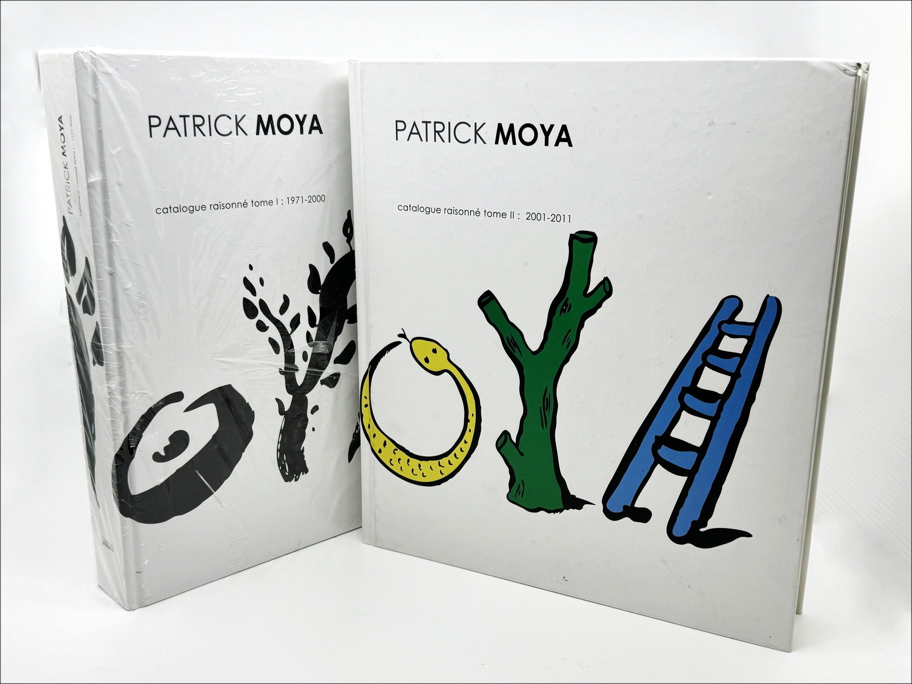 Patrick MOYA - Catálogo resonado (2 volúmenes) + Dibujo original de tinta