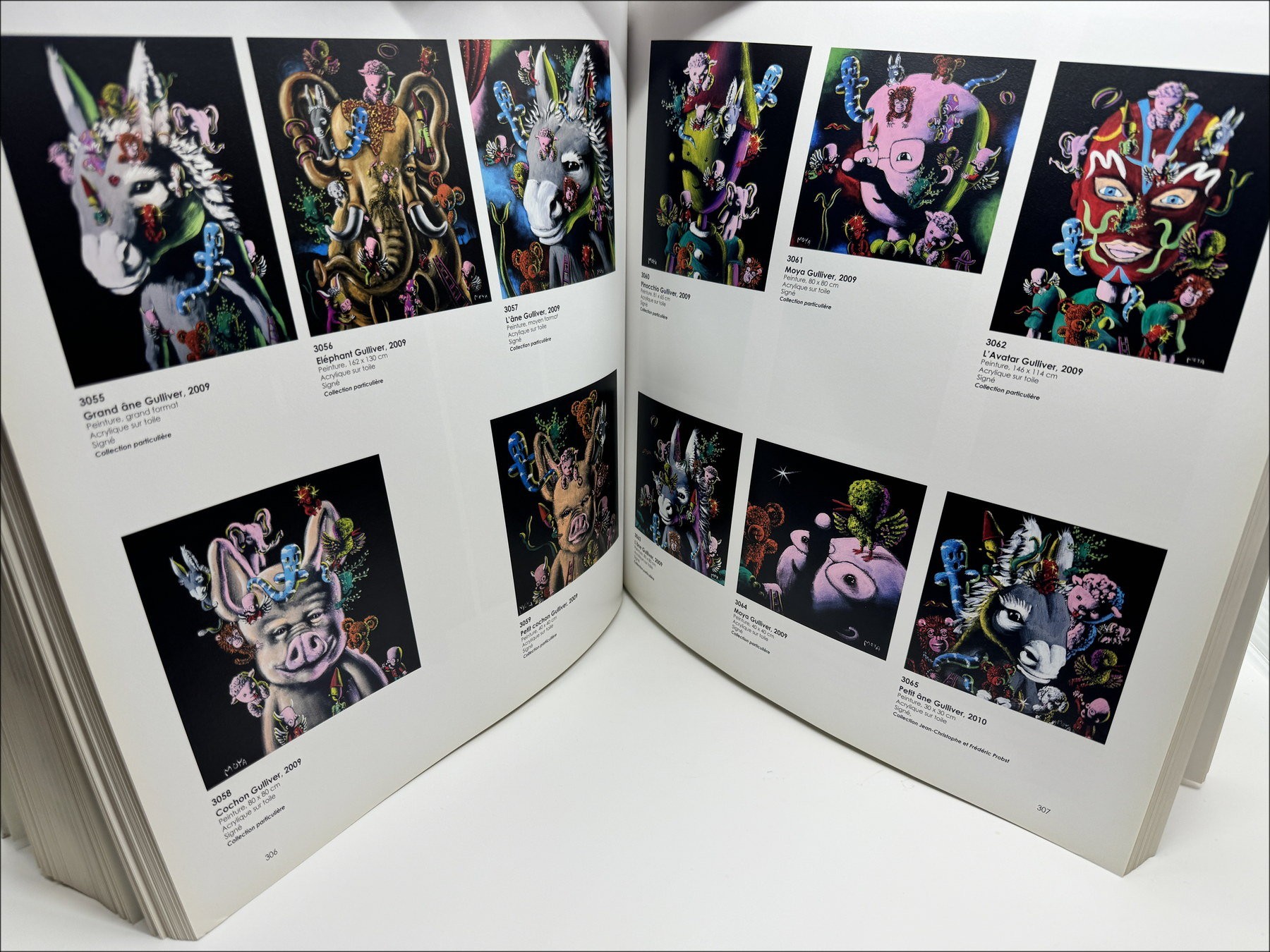 Patrick Moya - Catalogo motivato (2 volumi) + Disegno originale nell'inchiostro