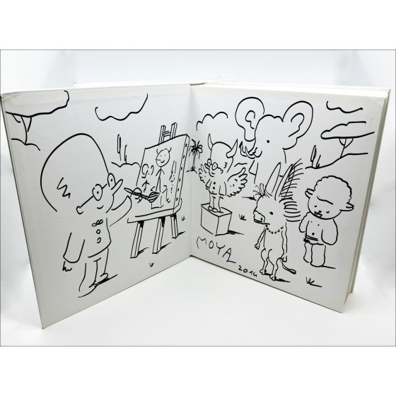 Patrick Moya - Catalogo motivato (2 volumi) + Disegno originale nell'inchiostro