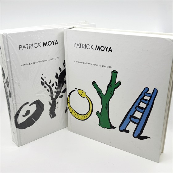 Patrick Moya - Redeneerde catalogus (2 volumes) + originele tekening in de inkt