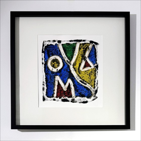 Patrick Moya - Scultura mista - 1998 - 60x60 cm