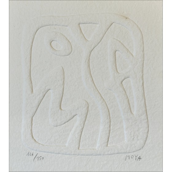 Patrick Moya - Composizione in goffratura | Galleria 125