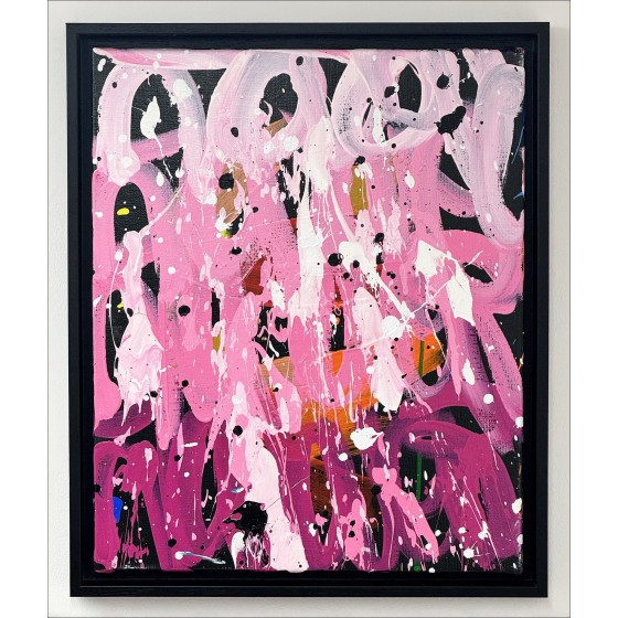 Jonone: Untitled 01, 2024 - Acryl schilderij op canvas (46x38 cm)