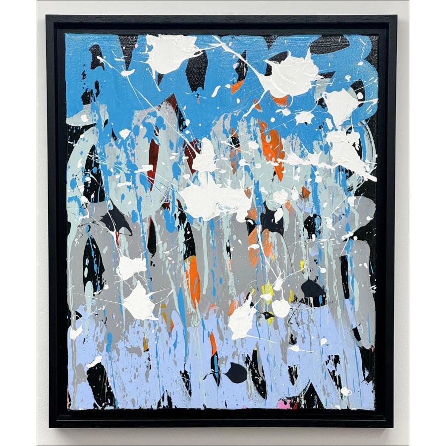 Jonone: Untitled 02, 2024 - Acryl-schilderij op canvas (46x38 cm)