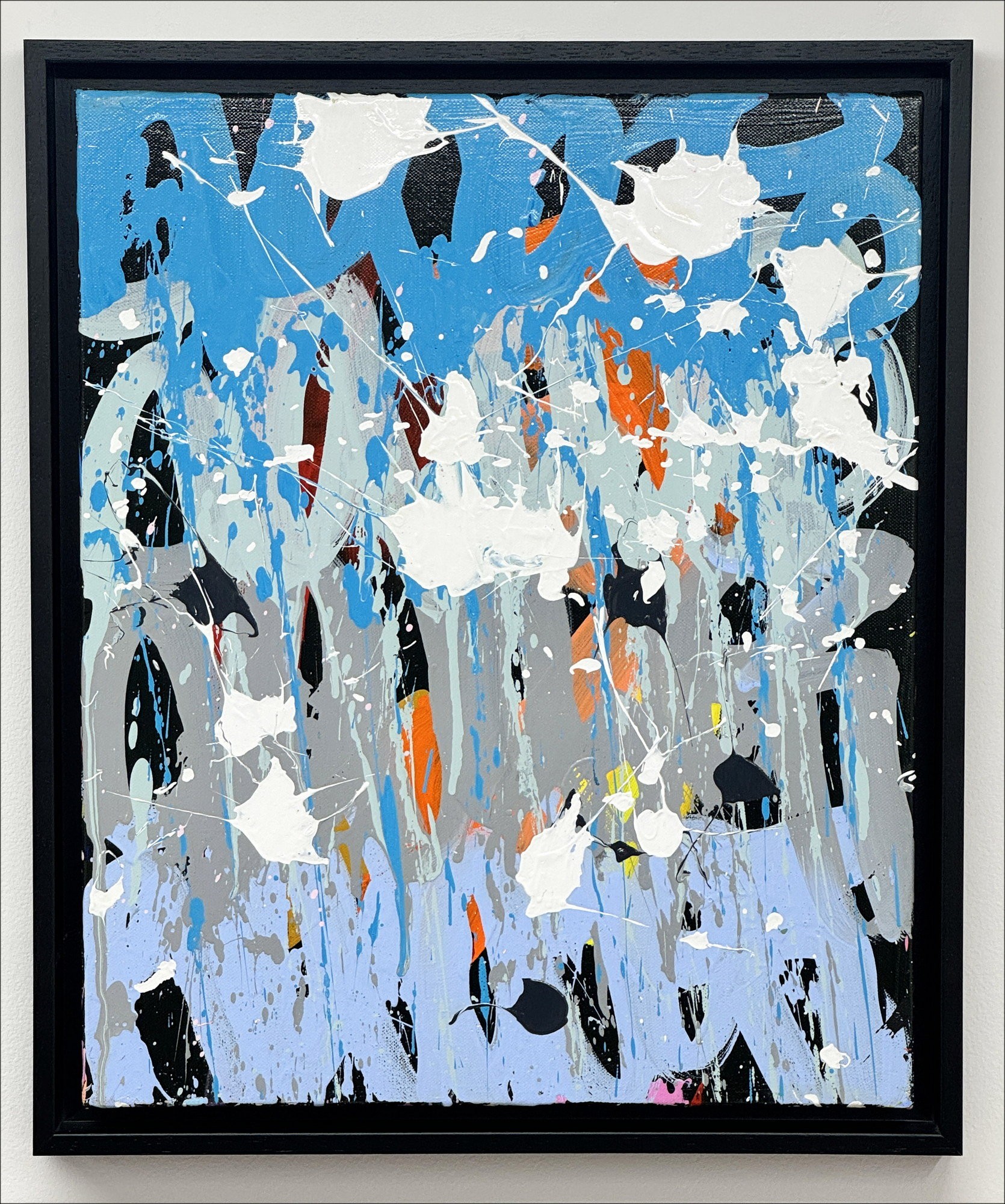 Jonone: Untitled 02, 2024 - Acrylmalerei auf Leinwand (46x38 cm)