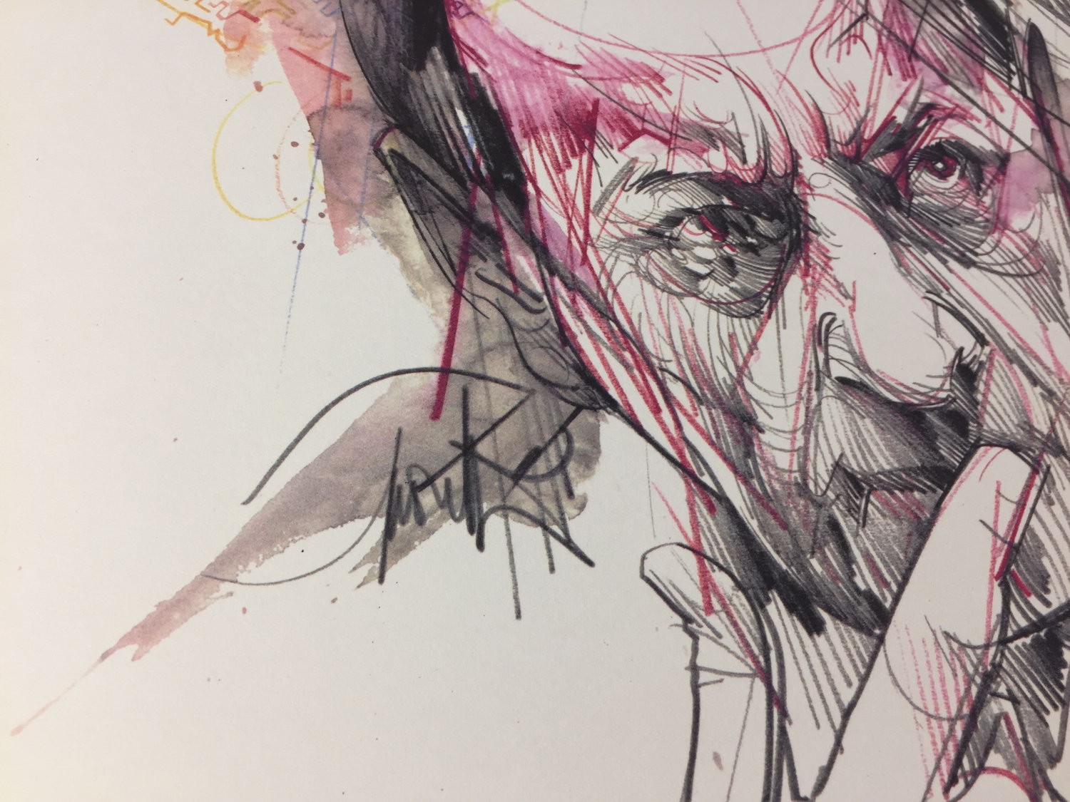 Raymond Moretti Illuster Malraux - Werk 1988 | Galerij 125