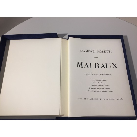 Raymond Moretti ilustres Malraux - Obras 1988