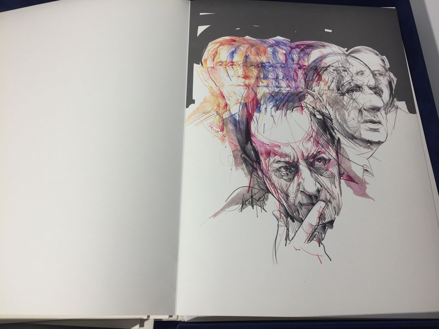 Raymond Moretti Illuster Malraux - Werk 1988 | Galerij 125